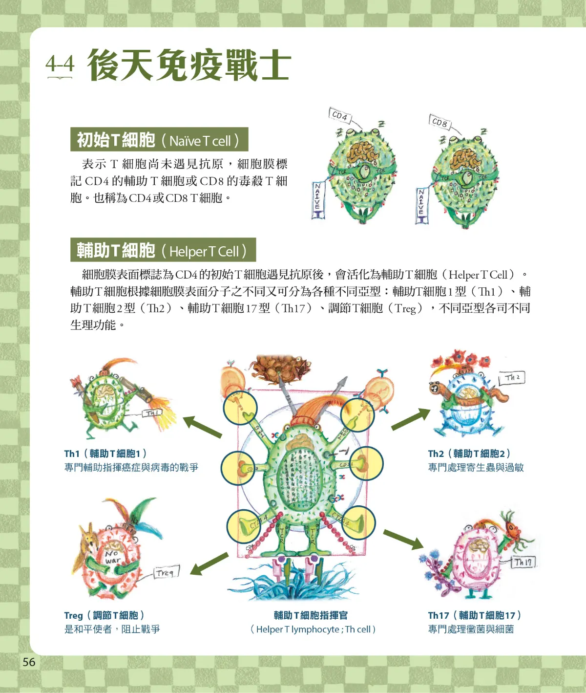召喚免疫戰士 第 58 頁：4-4　後天免疫戰士